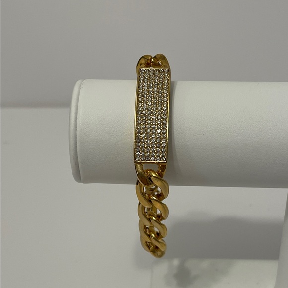 Joan Rivers Gold Tone ID Bracelet - Picture 2 of 12